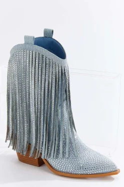 Cato Bling Fringe Boots> Boots