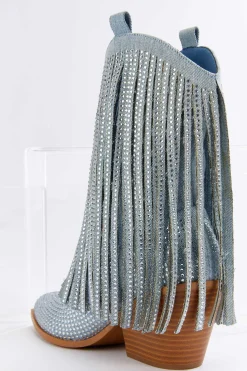 Cato Bling Fringe Boots> Boots