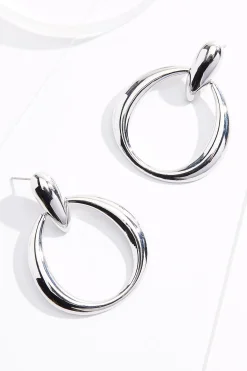 Cato Doorknocker Dangle Earrings> Earrings
