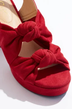 Cato Double Knot Platform Sandals><noscript><img width=