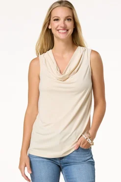 Cato Draped Front Tank><noscript><img width=