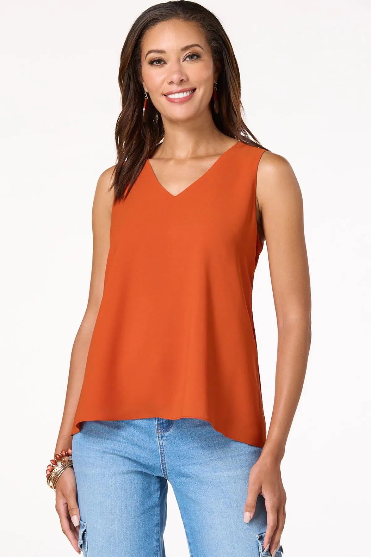 Cato Dressy Layered Tank> Tops
