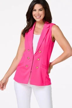 Cato Dressy Pink Vest> Suiting|Jackets & Vests