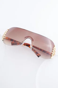 Cato Embellished Shield Sunglasses> Sunglasses