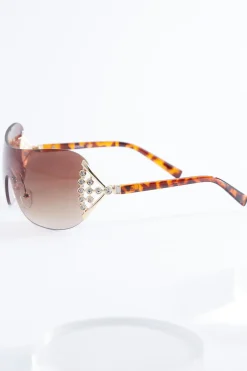 Cato Embellished Shield Sunglasses> Sunglasses