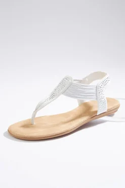Cato Embellished Stretch Sandals><noscript><img width=