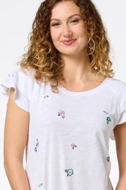 Cato Embroidered Blossom Top><noscript><img width=