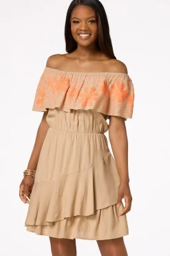 Cato Embroidered Swing Dress> Dresses