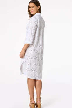 Cato Eyelet Duster> Cover Ups|Tops