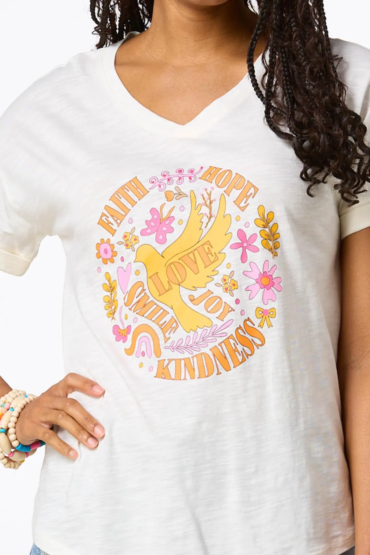 Cato Faith Hope Love Tee> Tops