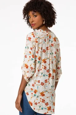 Cato Fall Floral Tunic> Tops