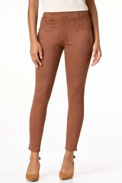 Cato Faux Suede Leggings> Pants