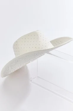 Cato Faux Suede Rhinestone Western Hat> Hats & Hair