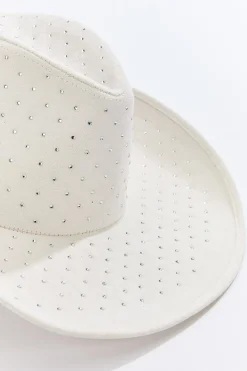 Cato Faux Suede Rhinestone Western Hat><noscript><img width=