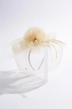 Cato Feather Pearl Veil Fascinator> Hats & Hair