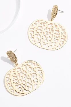 Cato Filigree Pumpkin Earrings> Earrings