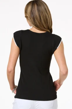 Cato Flower Applique Sweater> Sweaters
