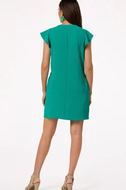 Cato Flutter Sleeve Shift Dress> Dresses