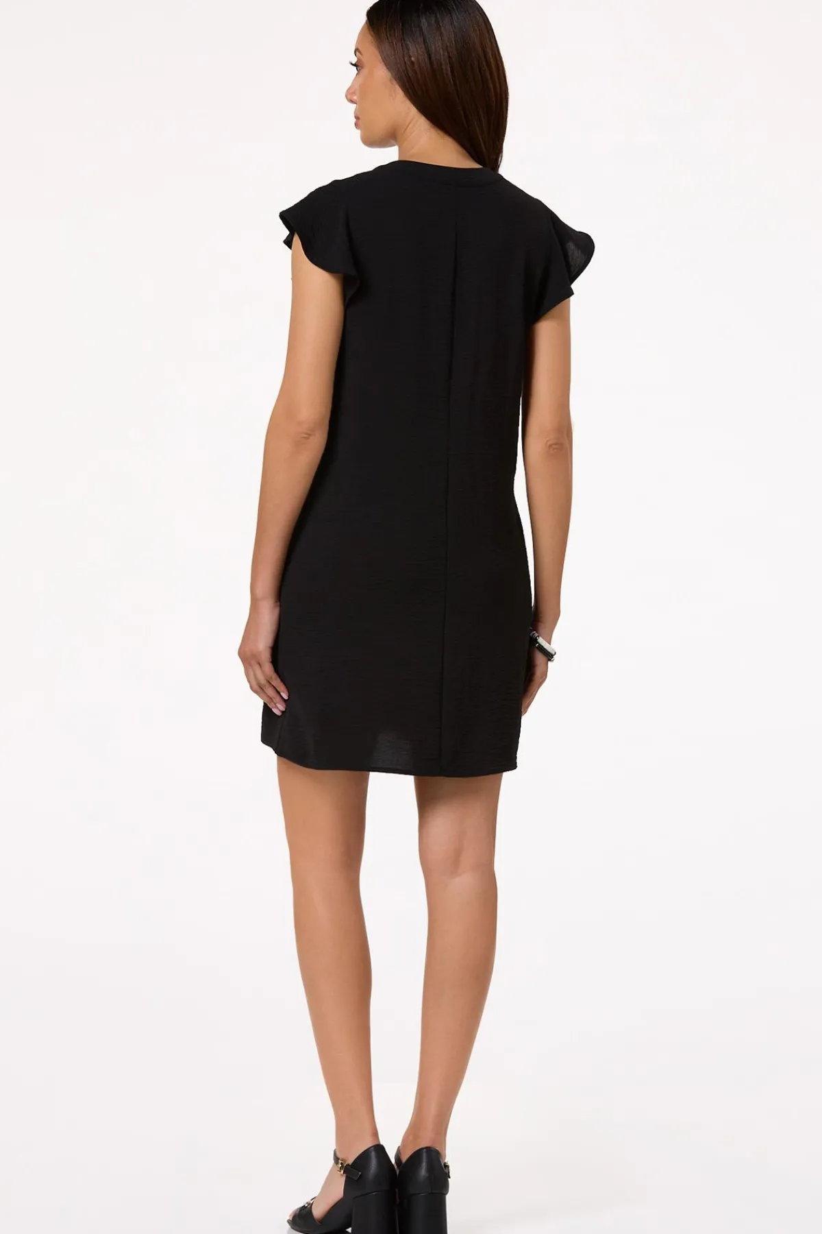 Cato Flutter Sleeve Shift Dress> Dresses