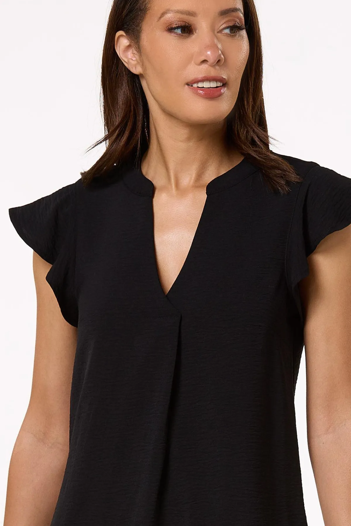 Cato Flutter Sleeve Shift Dress> Dresses