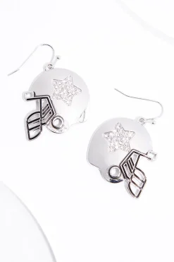 Cato Football Helmet Earrings> Earrings