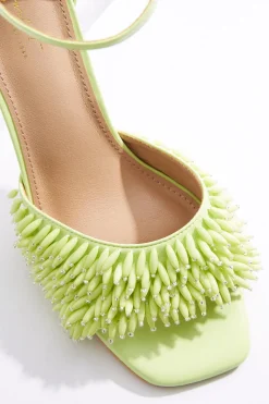 Cato Fringe Bead Dressy Heel Sandals><noscript><img width=