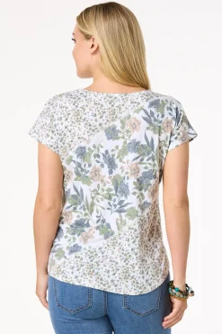 Cato Garden Floral Top><noscript><img width=
