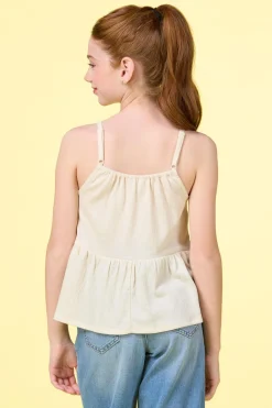 Cato Girls Crochet Babydoll Tank> Tops & Jackets