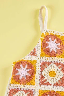 Cato Girls Crochet Babydoll Tank><noscript><img width=
