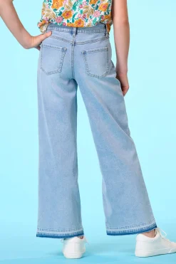 Cato Girls Distressed Wide Leg Jeans><noscript><img width=