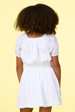 Cato Girls Eyelet Puff Sleeve Top> Tops & Jackets