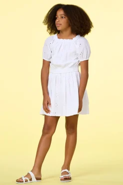 Cato Girls Eyelet Puff Sleeve Top><noscript><img width=