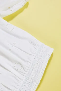 Cato Girls Eyelet Puff Sleeve Top><noscript><img width=