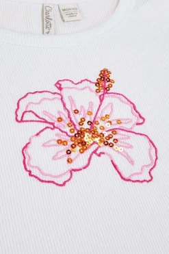 Cato Girls Floral Sequin Tank><noscript><img width=