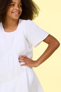 Cato Girls Flowy White Dress><noscript><img width=