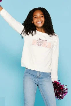 Cato Girls Hear Me Roar Sweatshirt> Tops & Jackets