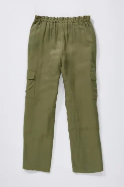 Cato Girls Olive Paperbag Pants> Bottoms