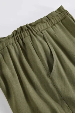 Cato Girls Olive Paperbag Pants><noscript><img width=