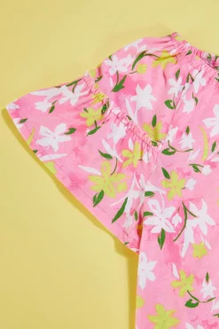 Cato Girls Pink Floral Top><noscript><img width=