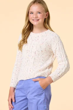 Cato Girls Rainbow Sprinkles Sweater> Tops & Jackets
