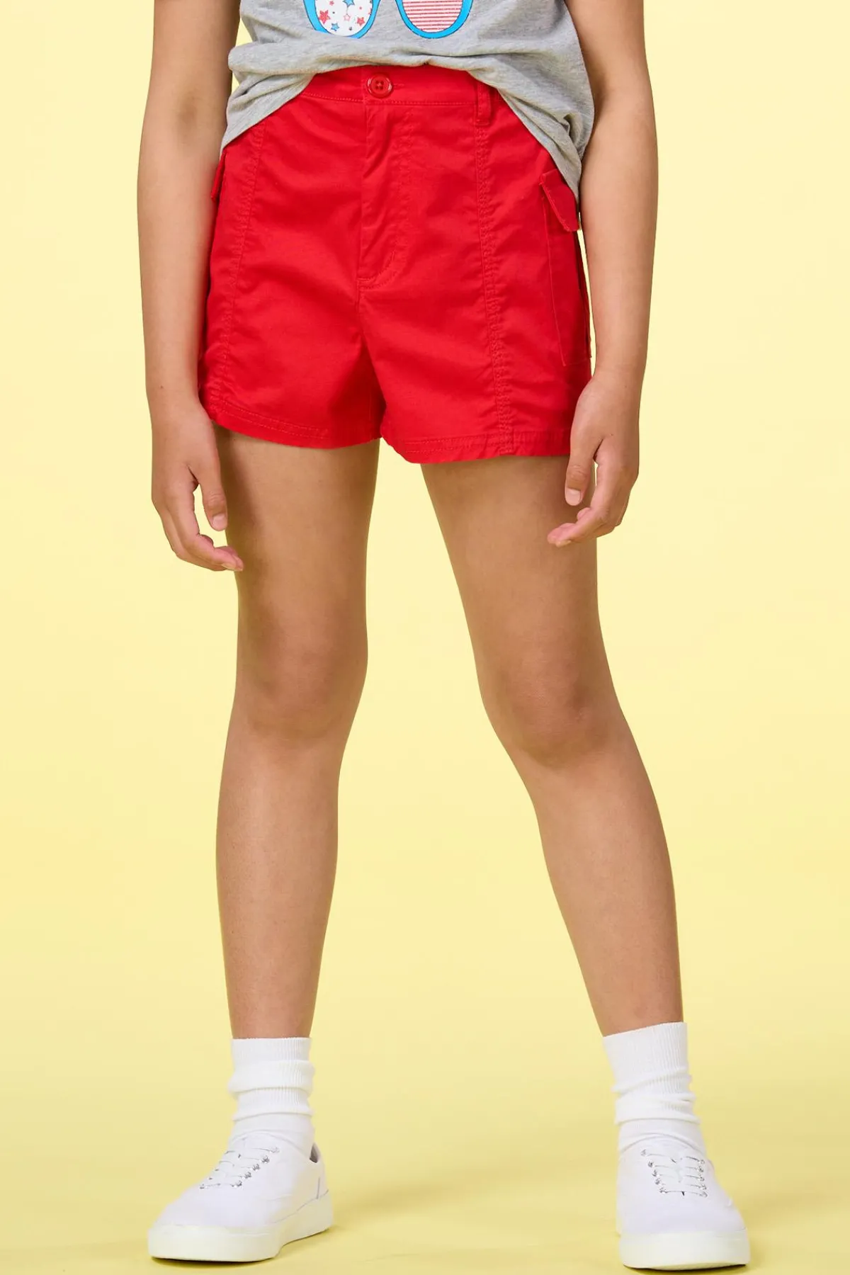 Cato Girls Solid Cargo Shorts> Bottoms
