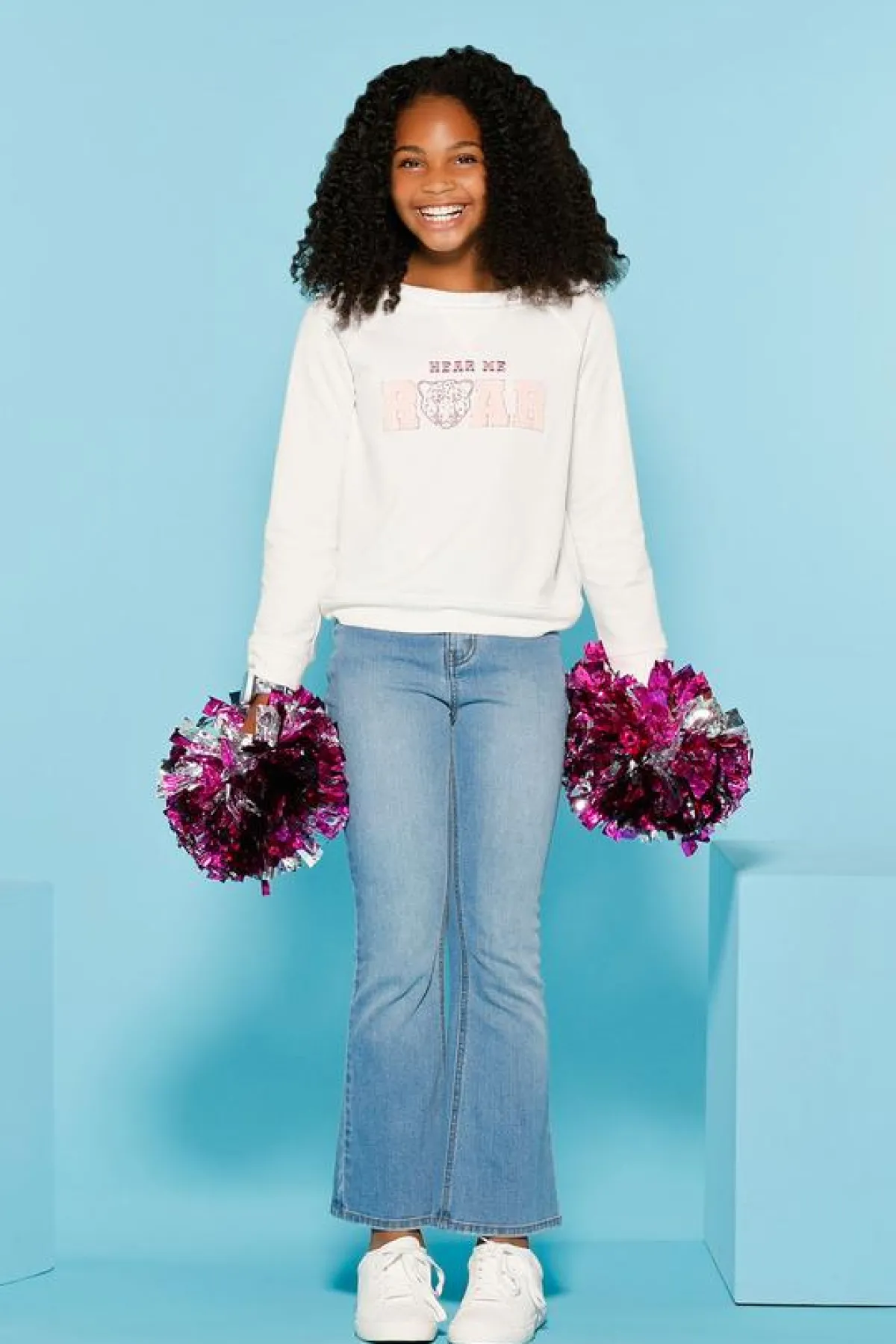 Cato Girls Tab Waist Jeans> Bottoms