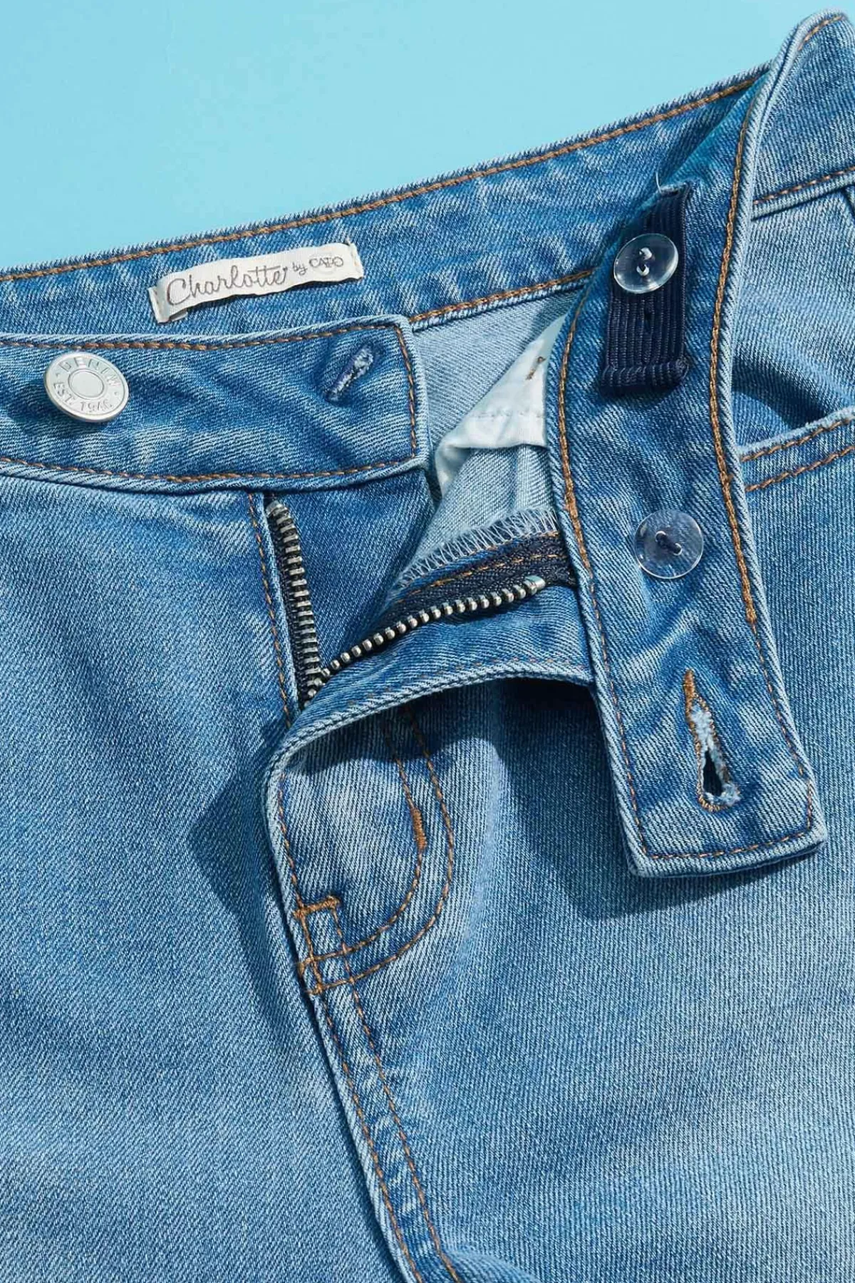 Cato Girls Tab Waist Jeans> Bottoms