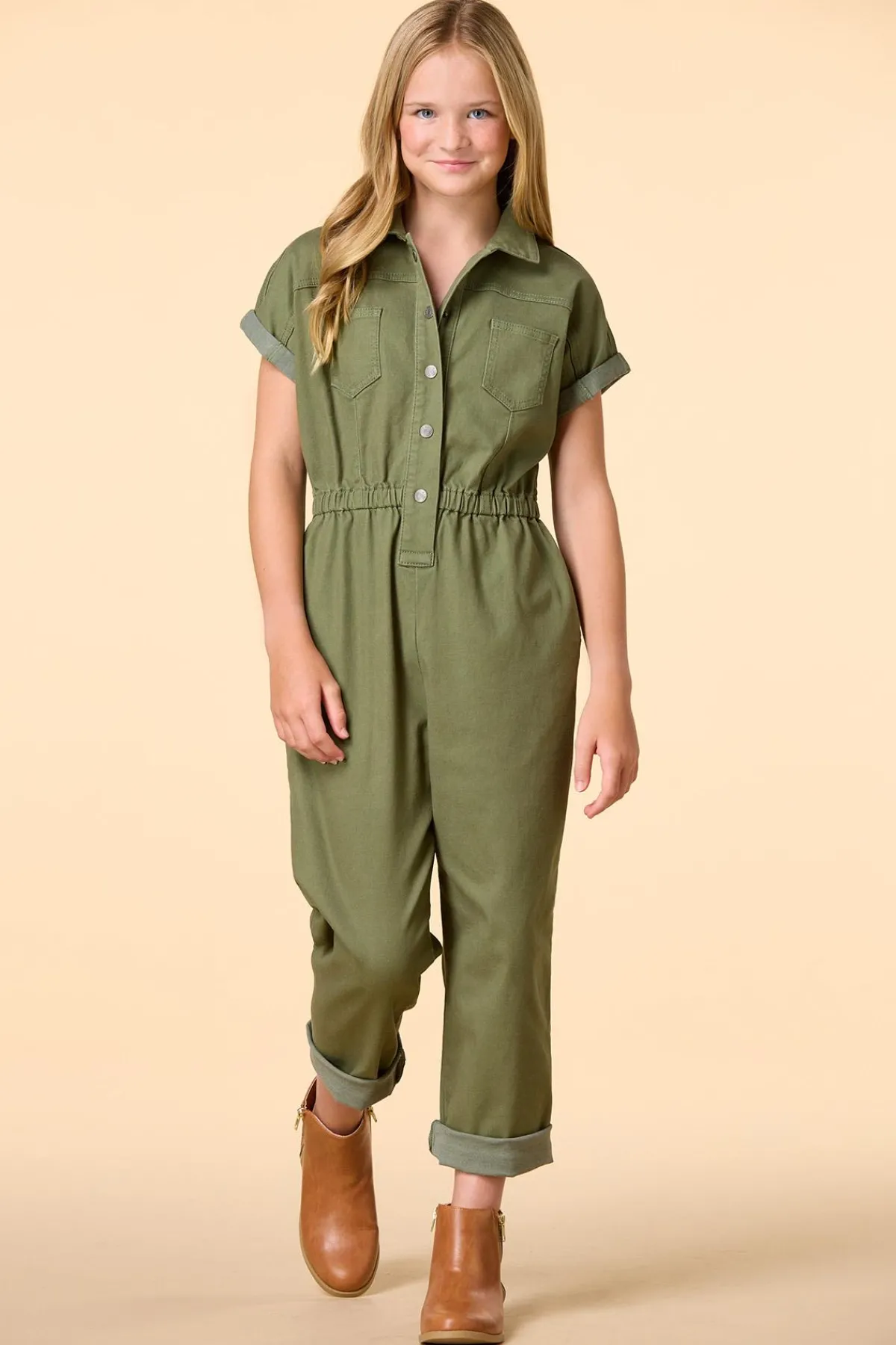 Cato Girls Utility Jumpsuit> Bottoms