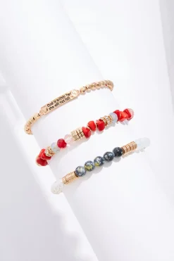 Cato God Is Within Her Bracelet Set> Inspirational|Bracelets