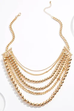 Cato Ball Layered Necklace> Necklaces