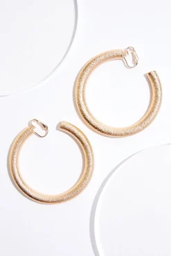 Cato Foiled Hoop Earrings> Earrings