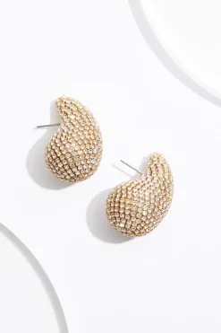 Cato Pave Rhinestone Earrings> Social Occasion|Earrings