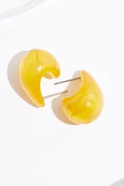 Cato Golden Huggie Earrings> Earrings