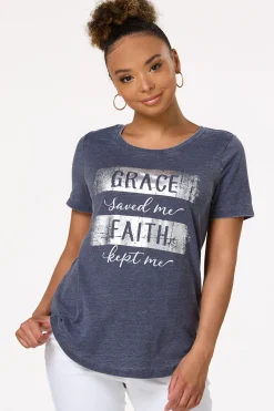 Cato Grace Saved Me Tee> Tops